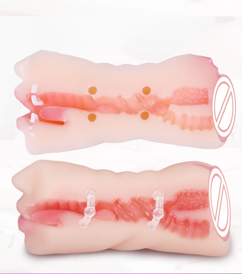 Channel TPE waterdichte speelgoed Handheld realistische vliegtuigbek Manlijke masturbatiestimulator HXR-BJD-B048