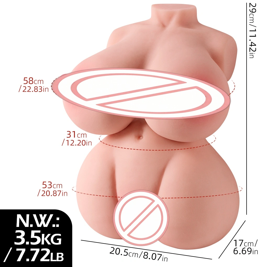 Realdybare intim deler støbt fast halvkrop intelligent TPE dukke mandlig masturbator vandtæt vagina/anus hul voksen情趣produkt （注：“情趣”在丹麦语中通常用“情趣”或“erotisk”，但“情趣用品”常见表达为“erotisk produkt”，此处保留“情趣”以符合中文术语习惯，若需更自然可译为“erotisk produkt”）