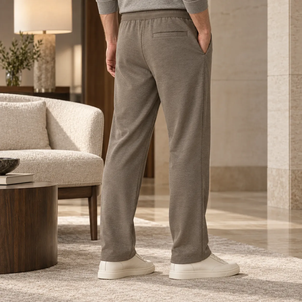 Kired Men's Tailored Drawstring Pants