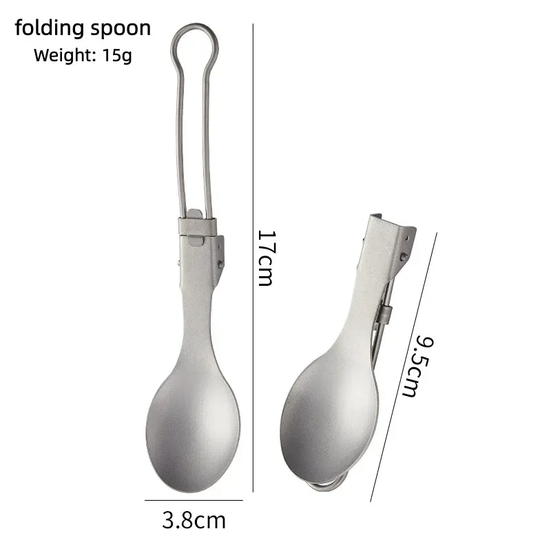 Folding Titanium Chopsticks and Cutlery Set