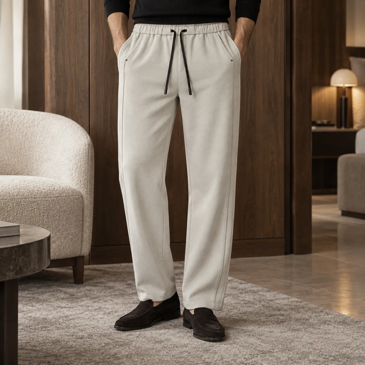 Kired Men's Stretch Drawstring Pants