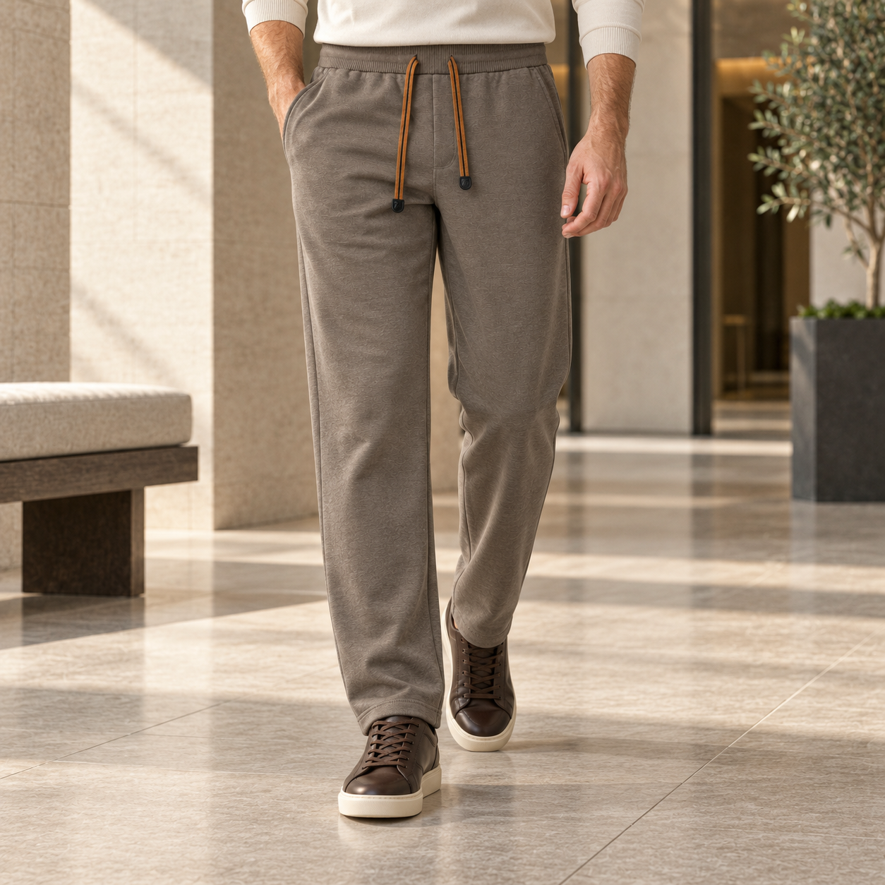 Men's Melange Drawstring Pants 1.png