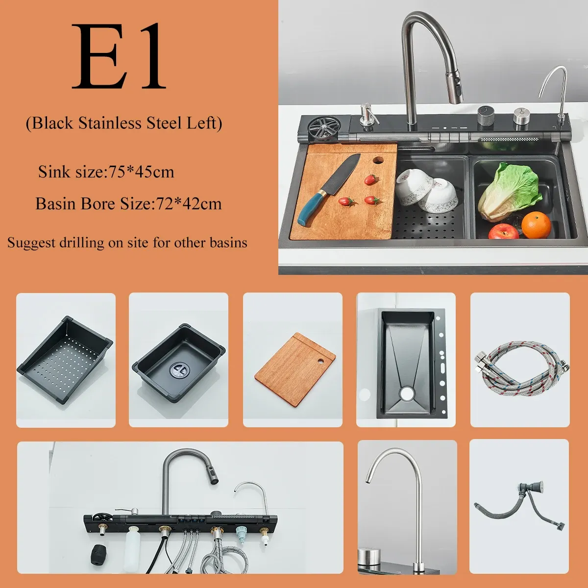 Workstation Kitchen Sink