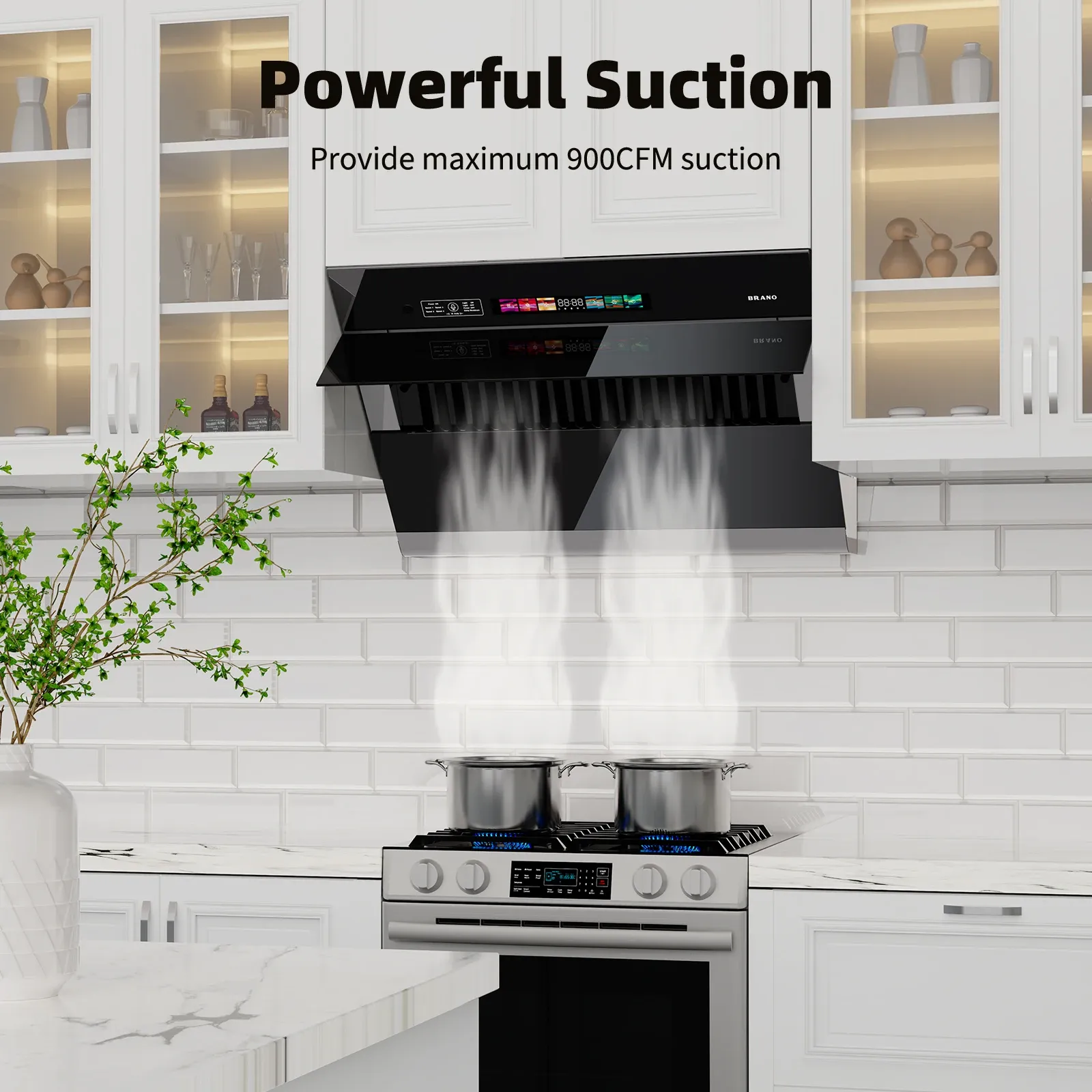 Smart Wall Mount Range Hood