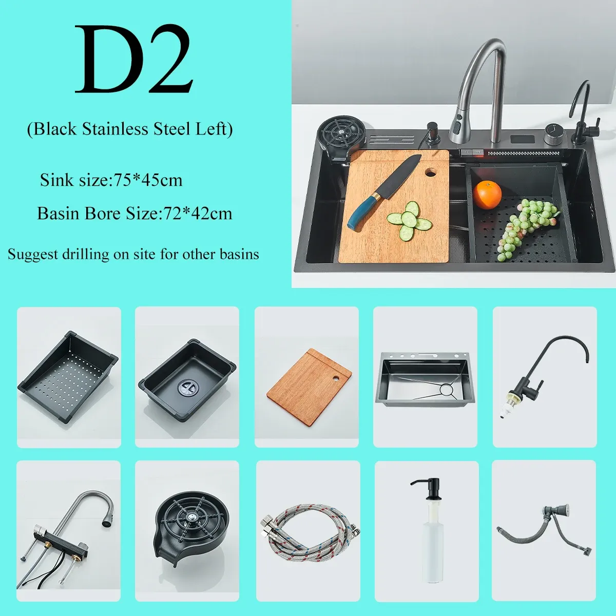 Workstation Kitchen Sink
