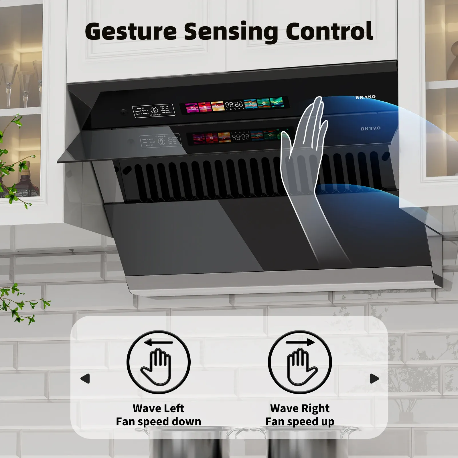 Smart Wall Mount Range Hood