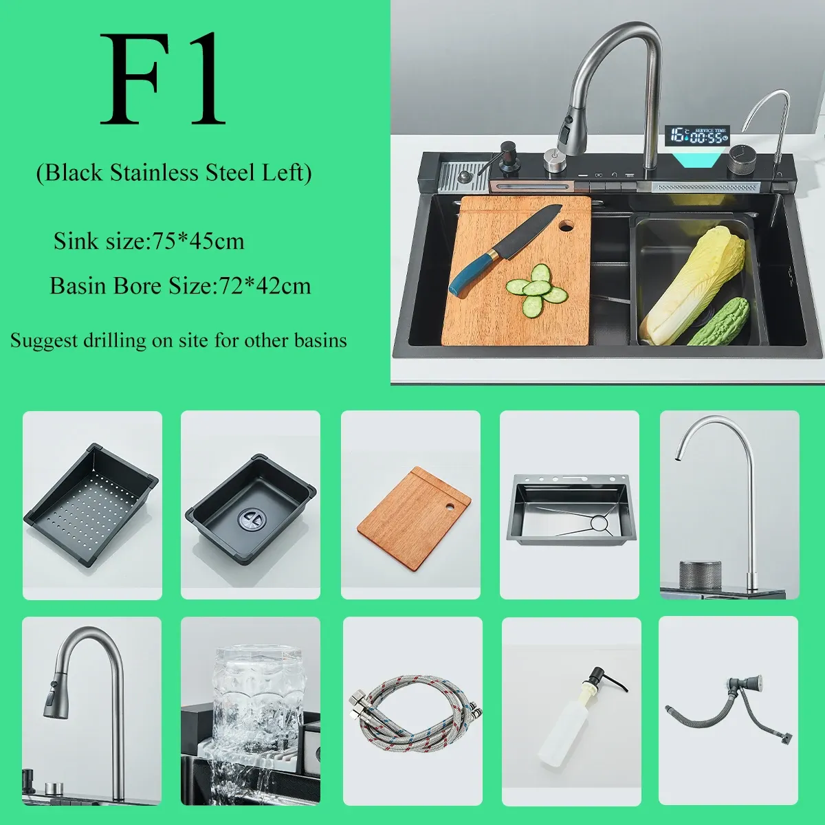 Workstation Kitchen Sink