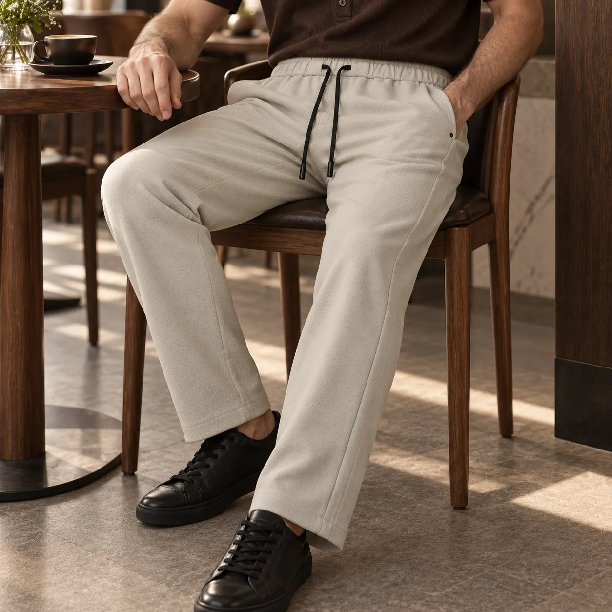Kired Men's Stretch Drawstring Pants