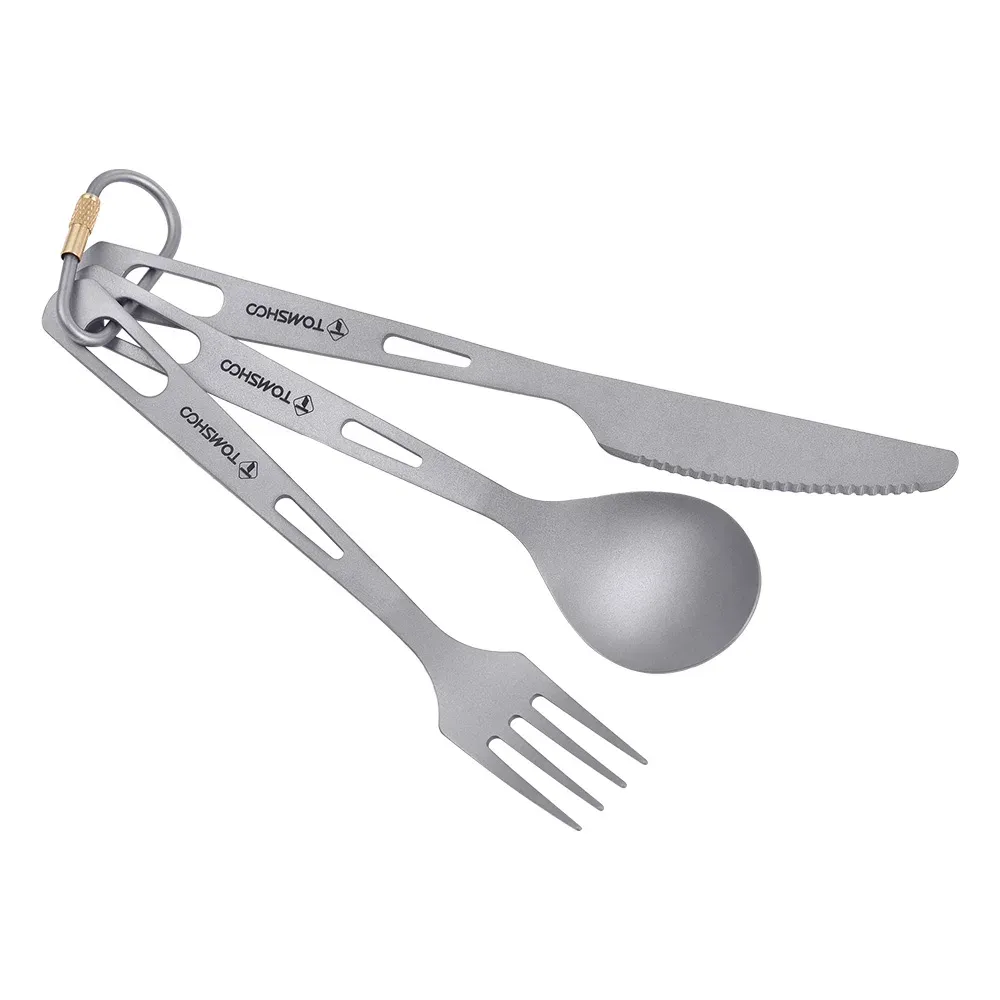 Titanium Chopsticks and Cutlery Set