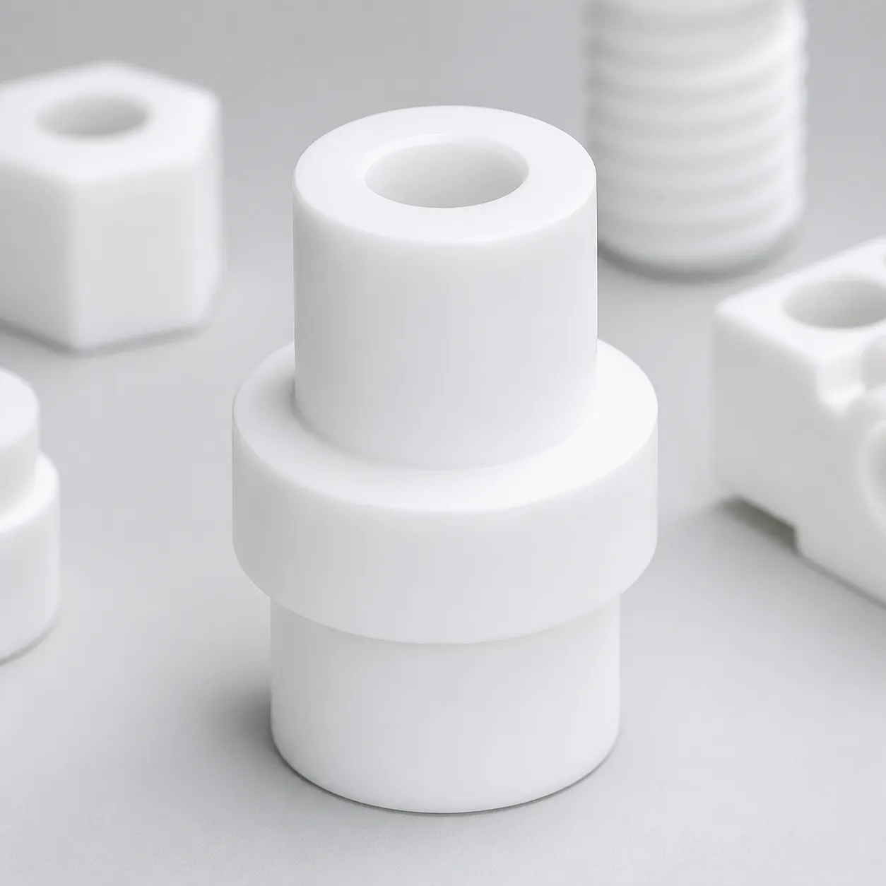 Isolants électriques et entretoises en PTFE | Pièces usinées CNC haute tension