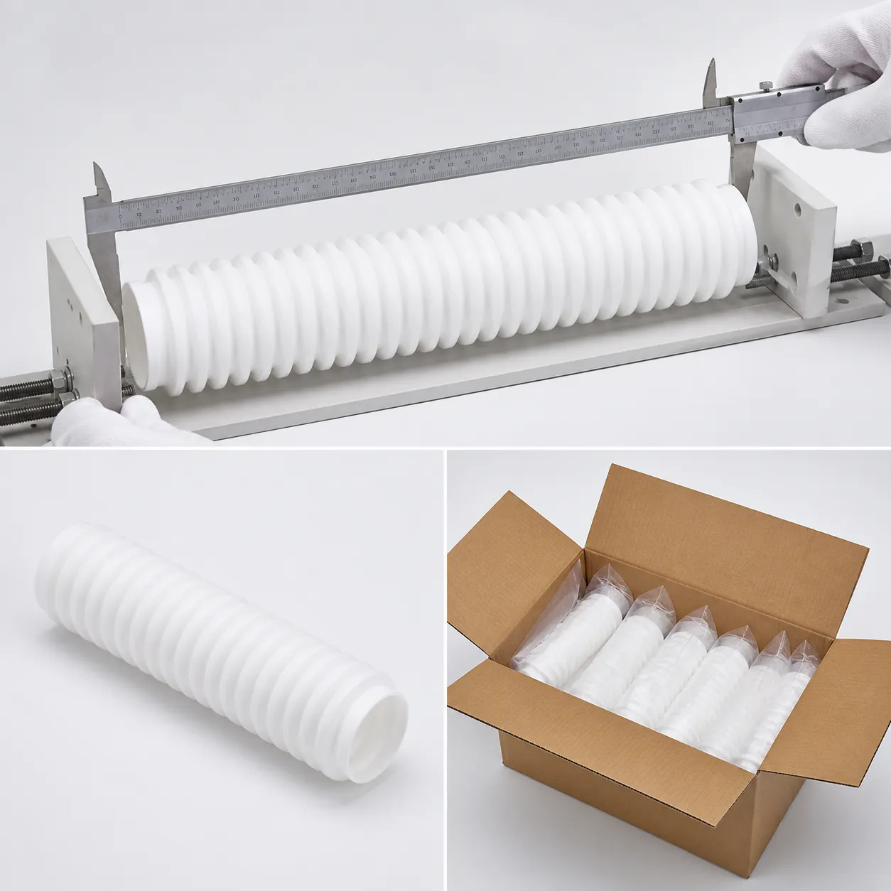 Fuelles y juntas de expansión de PTFE | Compensación flexible y resistente a la corrosión