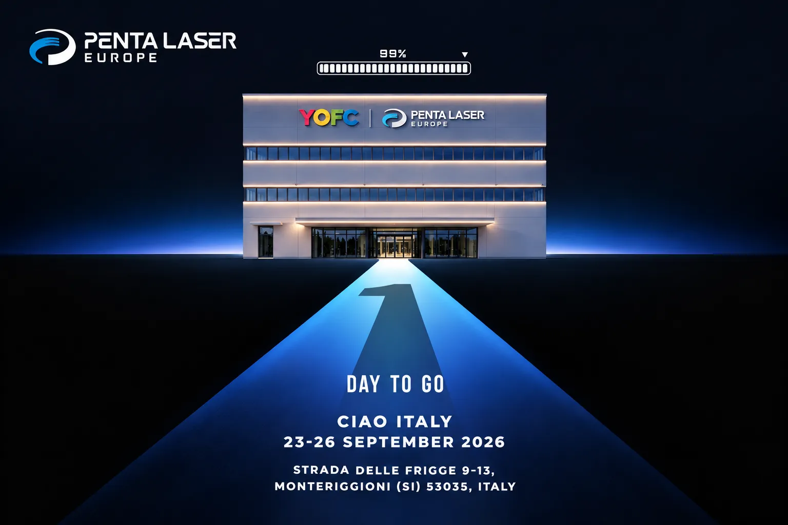 La giornata aperta di Penta Laser Italia inizia ufficialmente! 🎉