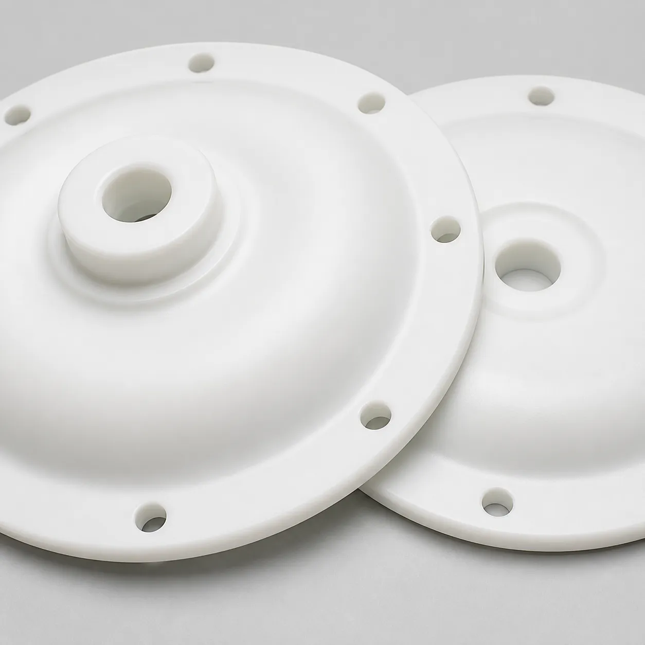 Diafragmas de bomba de PTFE de alto rendimiento | Químicamente inertes y larga vida de flexión