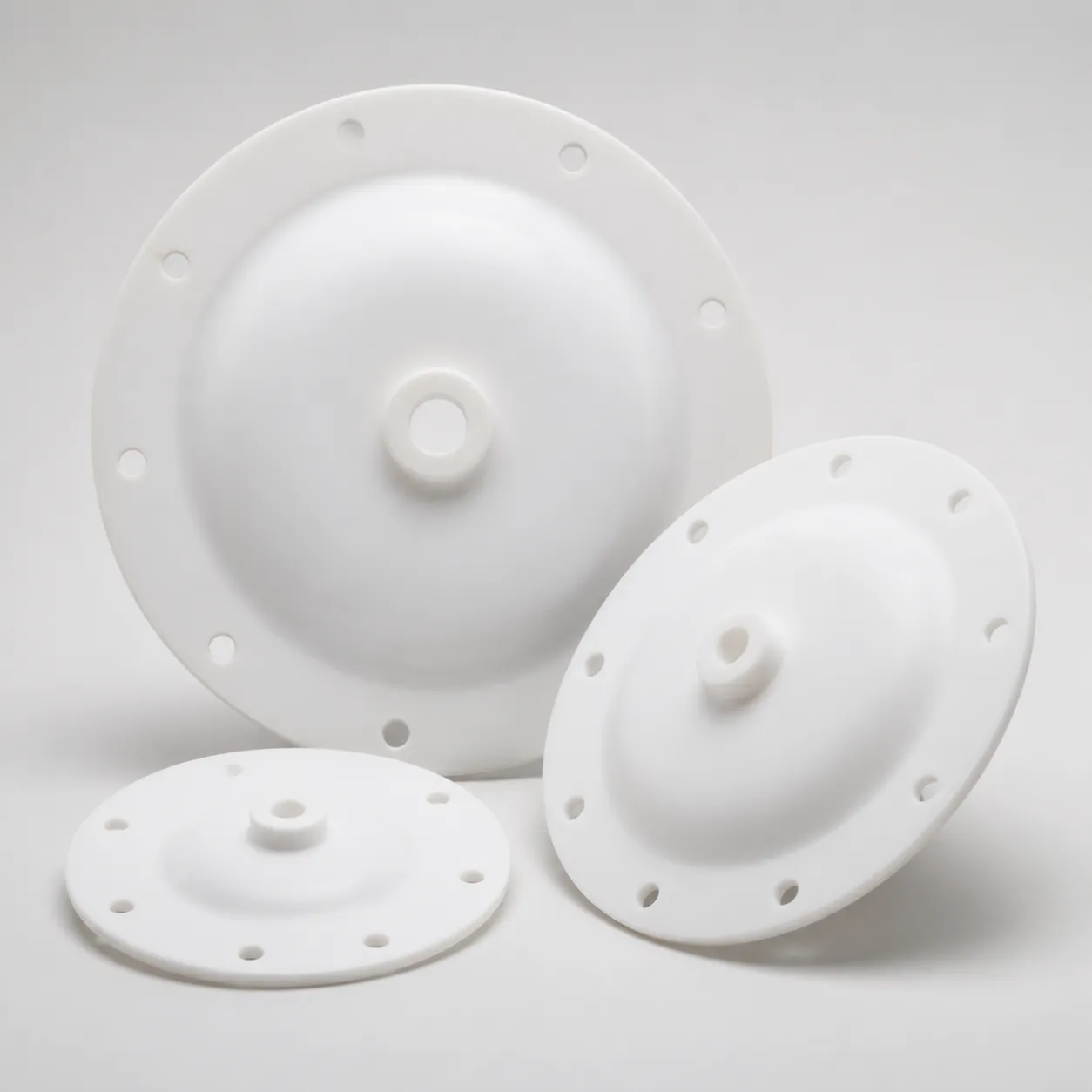 High-Performance PTFE Pump Diaphragms | Chemically Inert & Long Flex Life