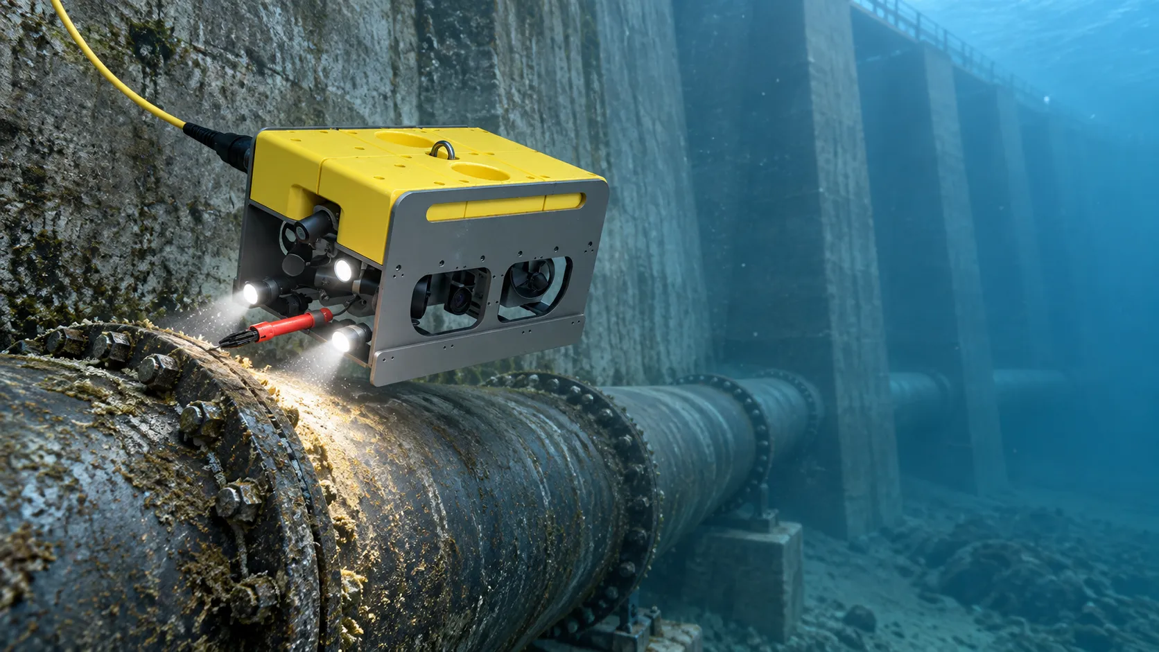 Sistemas ROV para Inspeção de Barragens, Dutos e Infraestrutura Submersa