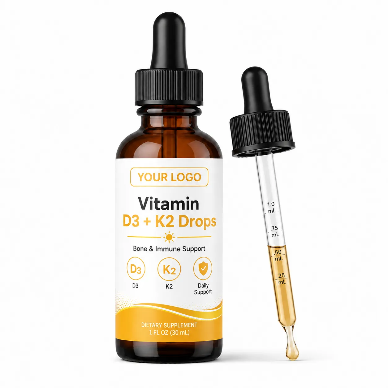 Vitamin D3 + K2 Drops