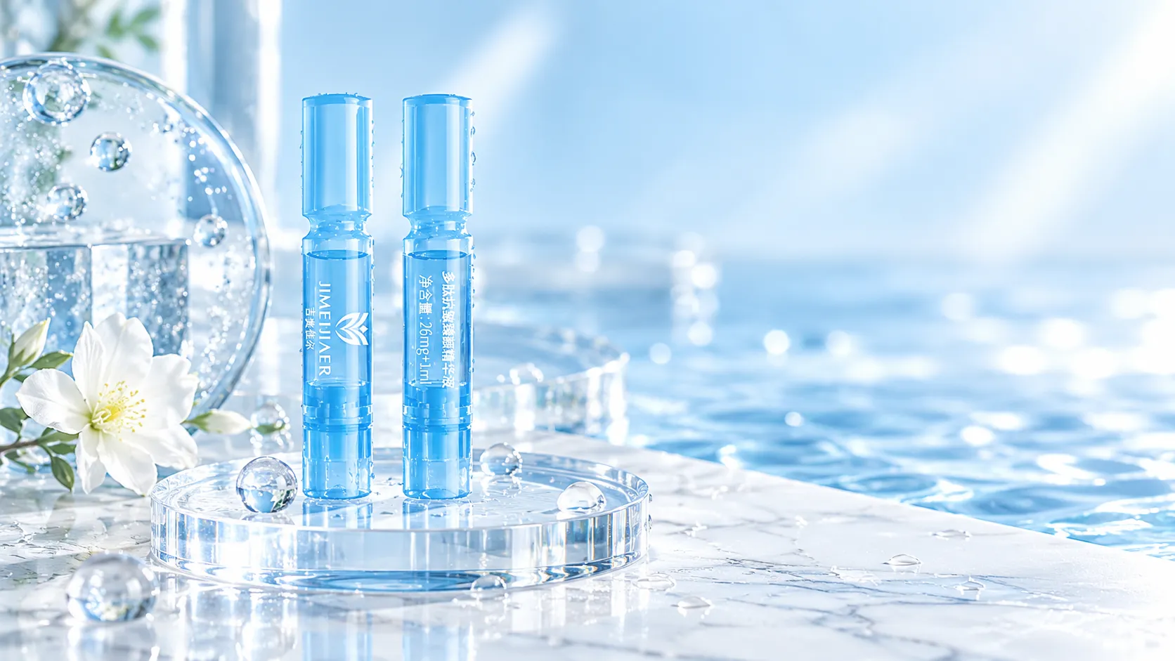 Single-Use Skin Care Packaging for Peptide Ampoules