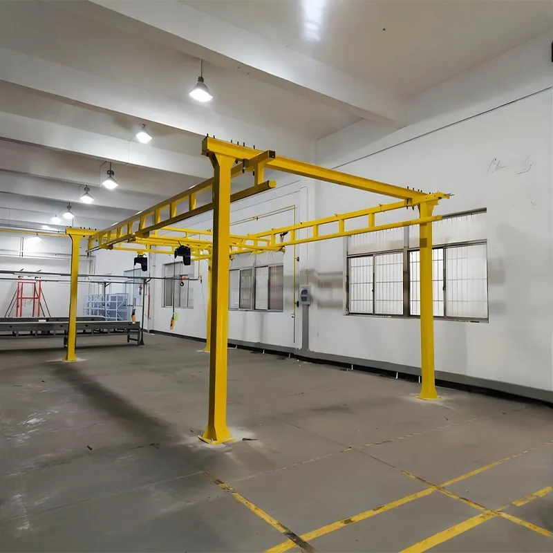 KBK monorail/single girder crane with upright support