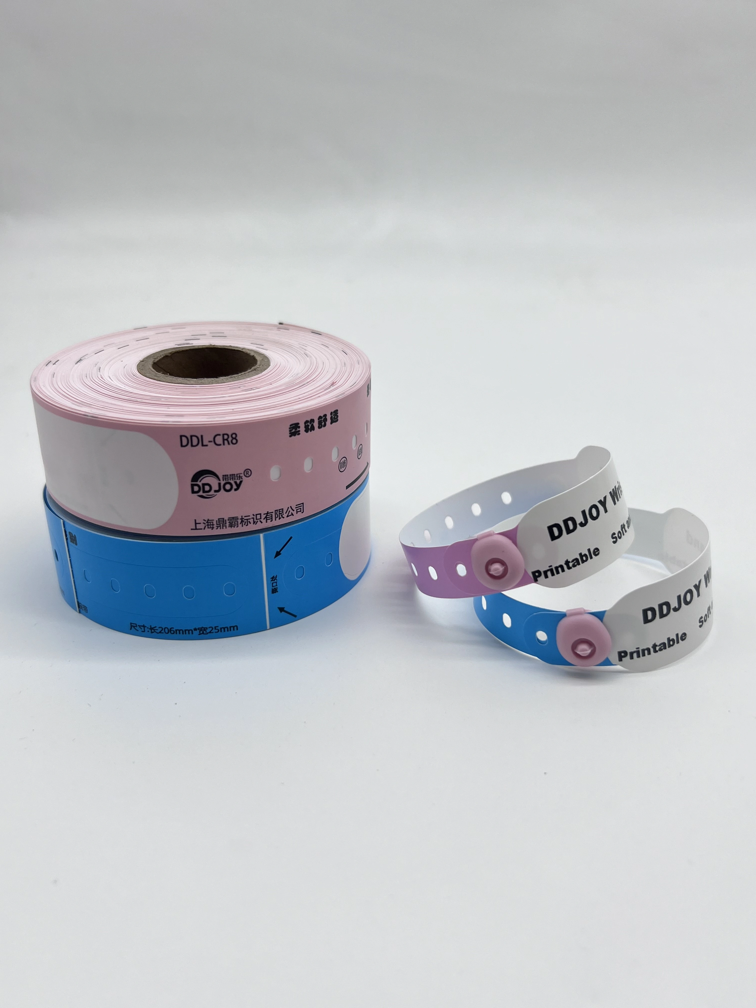 Reusable PVC Medical Wristbands for Hospital Use