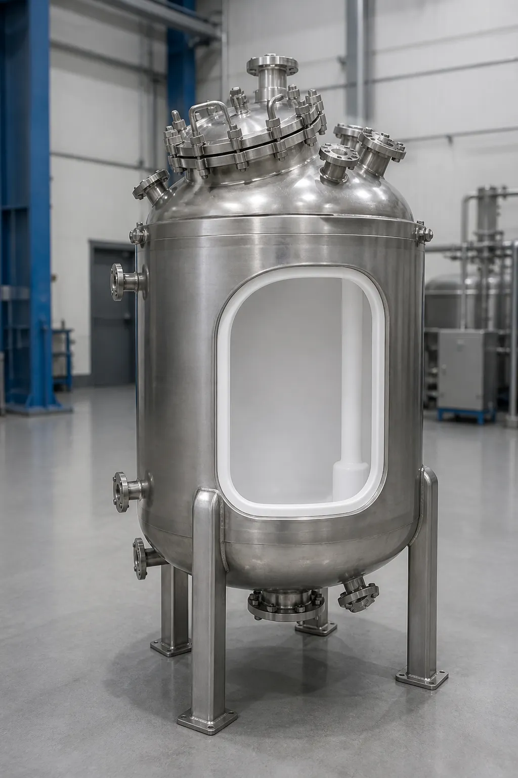 PTFE-Lined Process Vessels and Reactors | Corrosion-Resistant Chemical Tanks