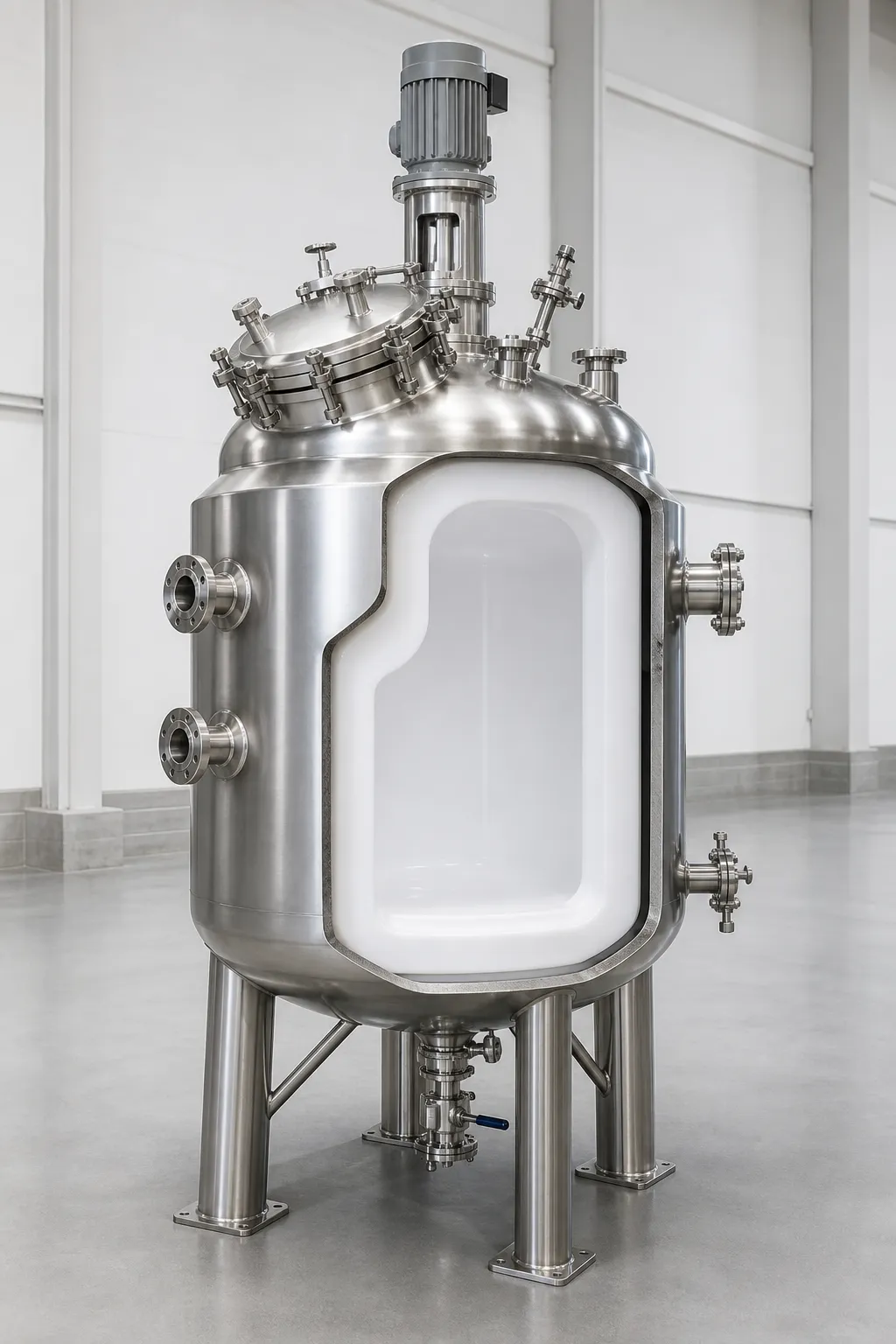PTFE-Lined Process Vessels and Reactors | Corrosion-Resistant Chemical Tanks