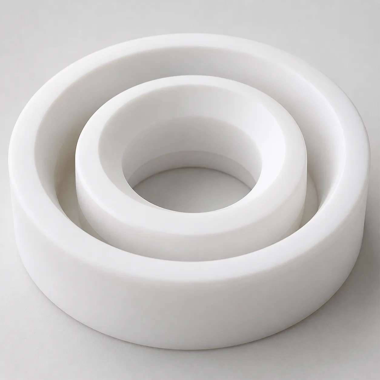 Vòng đệm và vòng bịt van PTFE tùy chỉnh | Vòng đệm van bi và van bướm chính xác