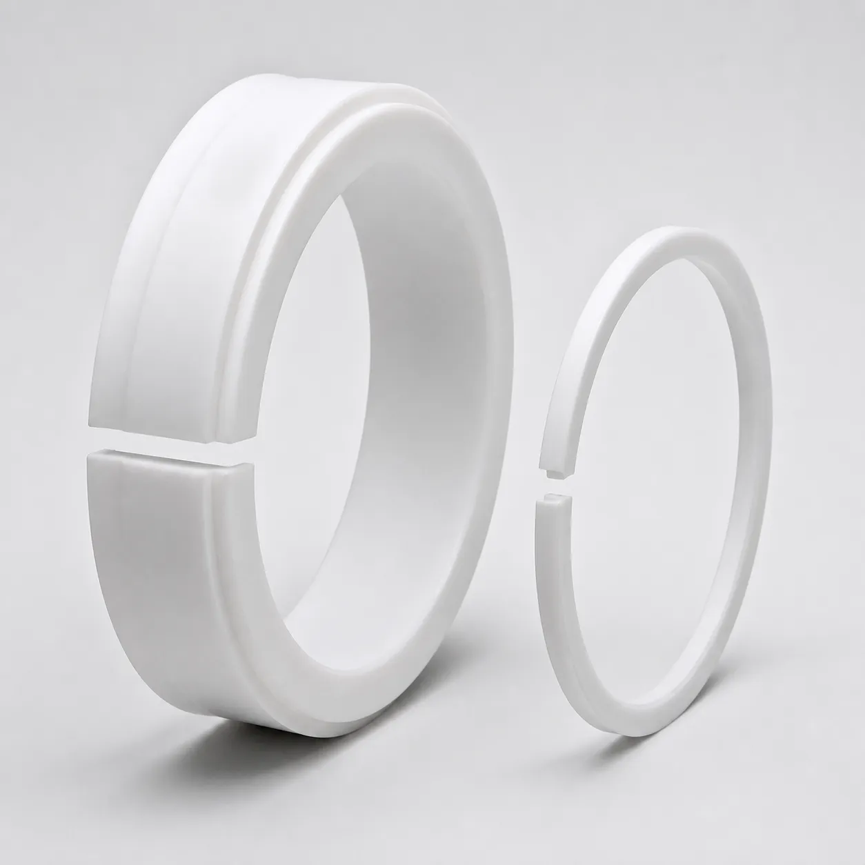 PTFE Piston Rings & Guide Rings: Custom Engineered for High-Wear Applications