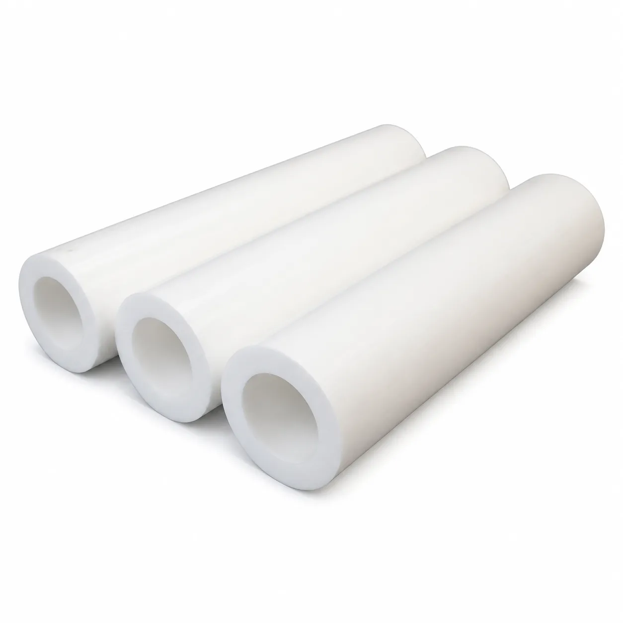 Heavy-Wall PTFE Ram Extruded Tubes | Precision Machining Hollow Bars