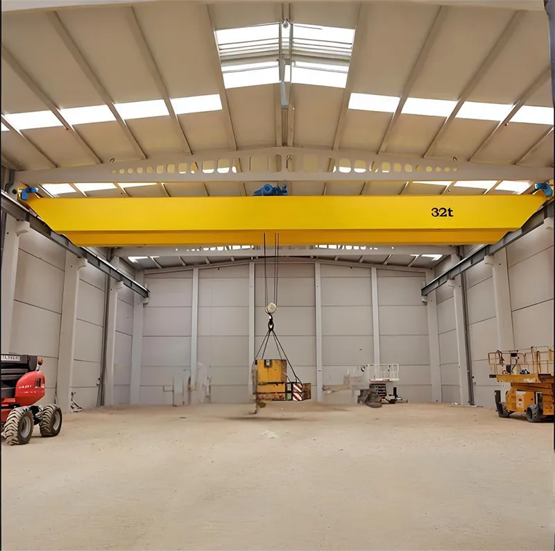 European style double girder bridge crane, the span can be customized
