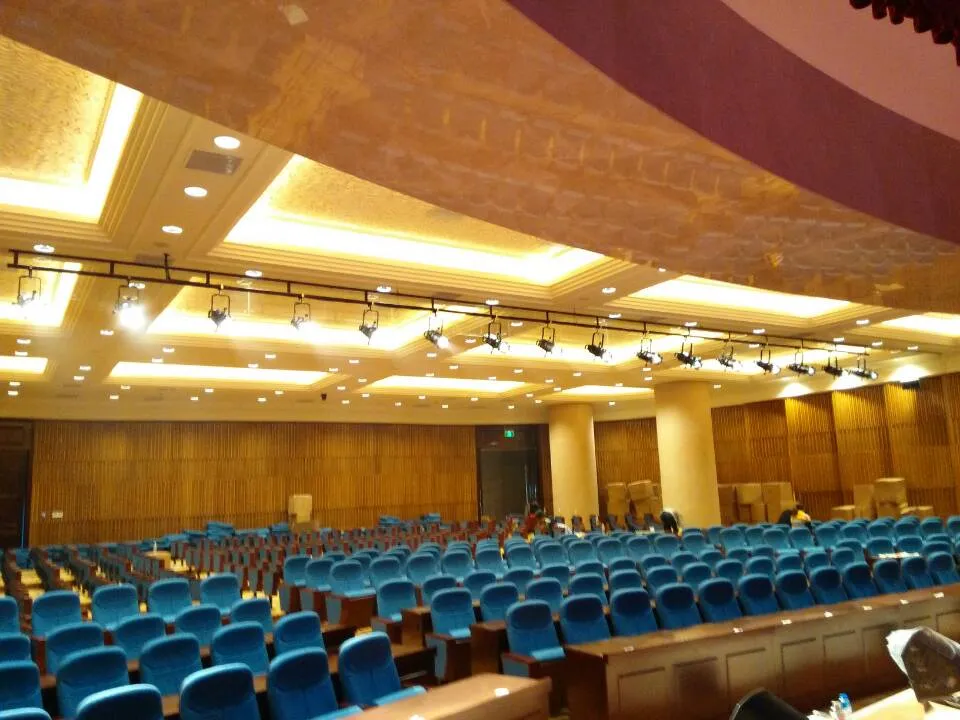 Éclairage de scène de la salle de conférence de l'hôtel : Projet de l'hôtel Ruili Jingcheng Dihai