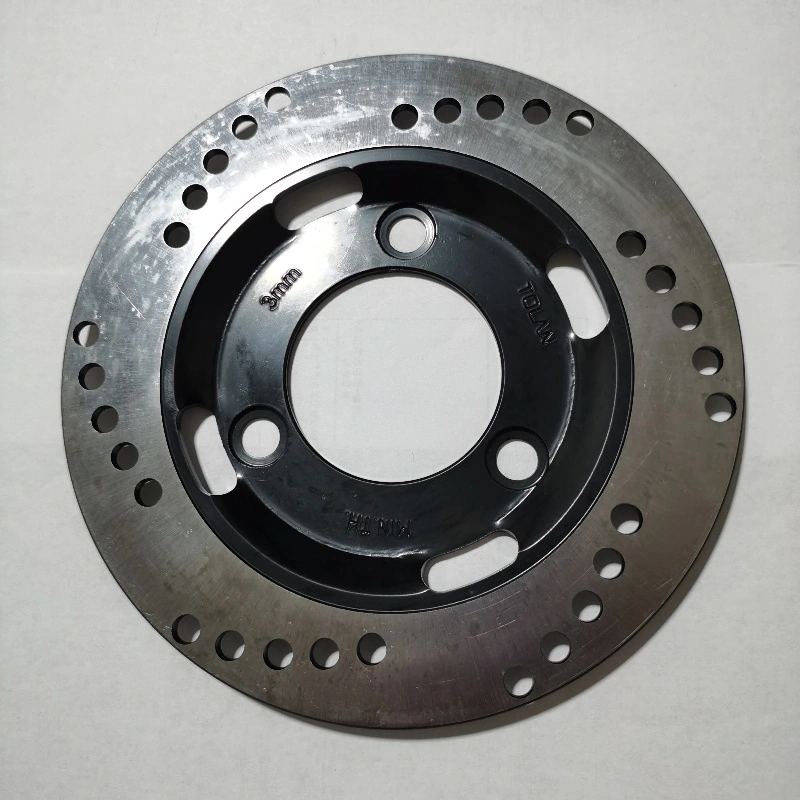Đĩa phanh sau thay thế mới cho xe máy điện, đường kính ngoài 180 mm, đĩa lồi lõm, kích thước 180/190/220, 1 năm