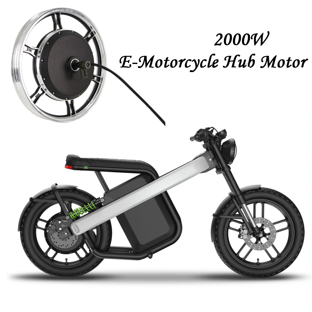 전동 스쿠터용 고토크 17x1.6인치 2000W 72v 무브러시 허브 모터