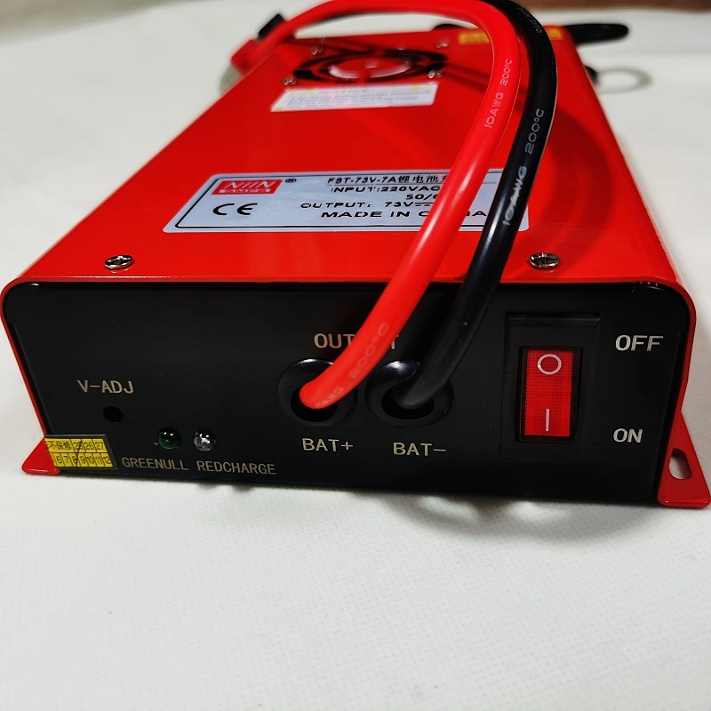 72V 60V 7A锂离子电池快速充电充电器，用于磷酸铁锂电池的小型充电器