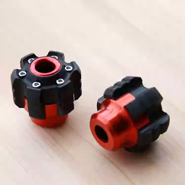 Dirt bike anti-fall cup aluminum alloy shock absorber cup hexagon anti-fall cover