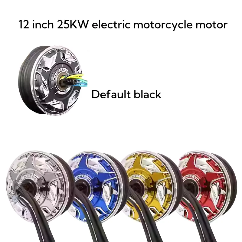 12inch 5th Gen 25KW Hub Motor Electric Motorcycle Conversion Kit Electric Scooter Powerful Motor