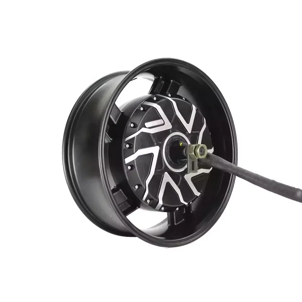 BLDC Động cơ DC Động cơ xe máy điện 17 inch trục đôi 15KW 72V 96V