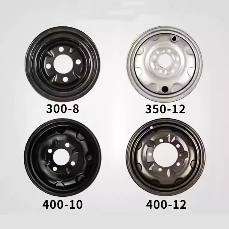 Vành bánh xe 4 lỗ bánh trước dày 400-10 xe ba bánh điện