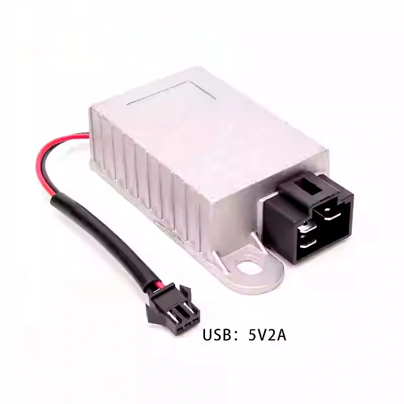 Bộ chuyển đổi áp xe điện 48/60/72V xuống 12V 8A 4 lỗ 3 dây chống nước dùng cho xe điện