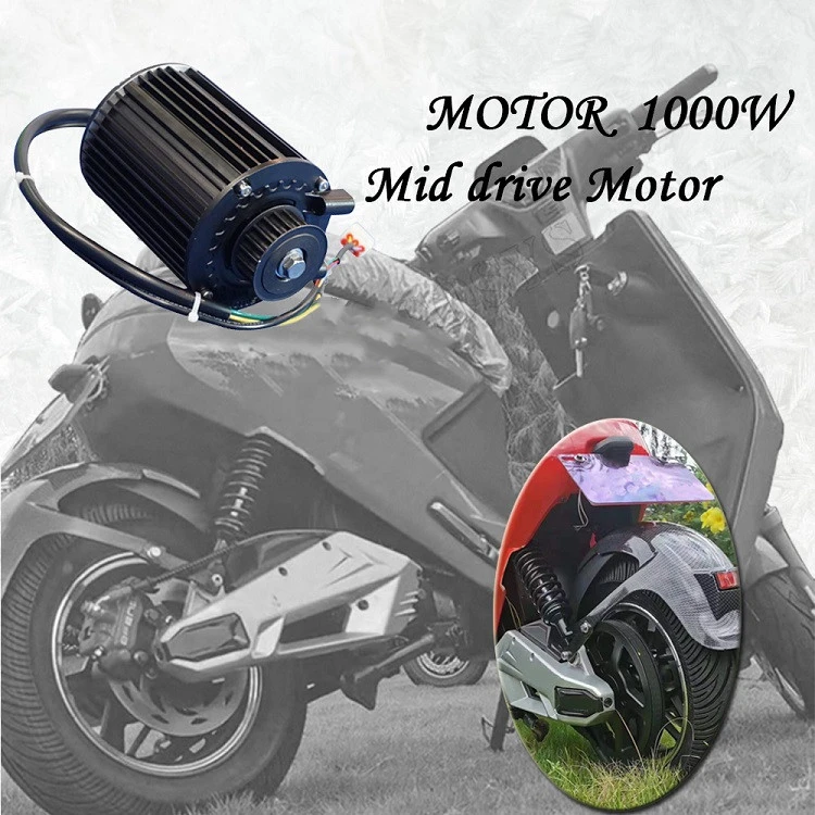 Bộ điều khiển trung tâm bánh xích 60V 1000W 420 không chổi than DC nam châm vĩnh cửu Xe đạp điện chống nước xe máy