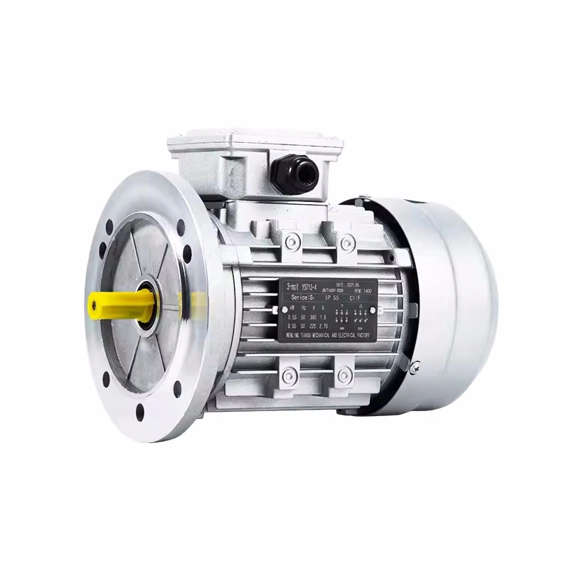 Motor 3 pha nhôm nguyên chất hoàn toàn 0,75 kW 2800 Vòng/phút Motor bất đồng bộ thẳng đứng của vỏ nhôm YE3