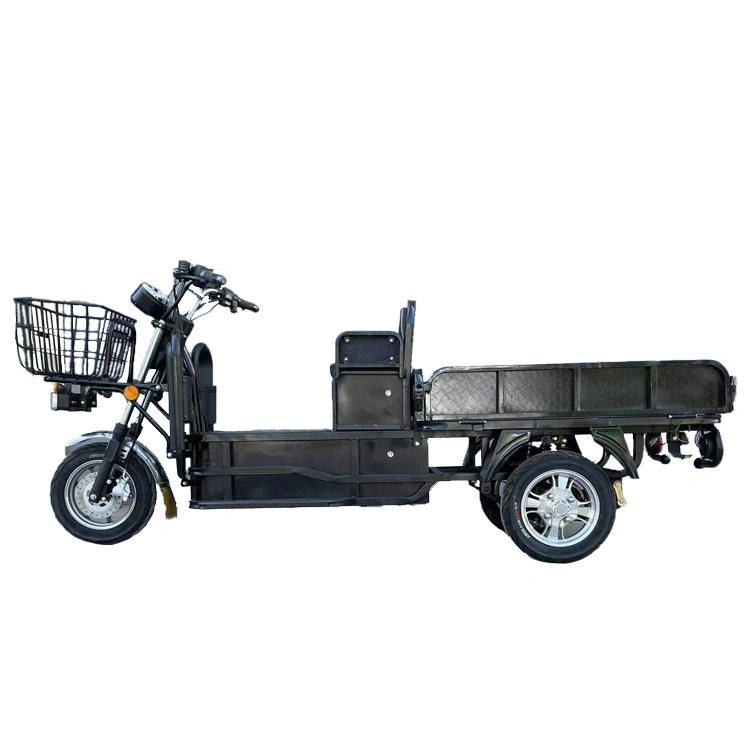 Xe ba bánh chuyển phát nhanh điện 1200W 72v 600kg xe ba bánh điện loại sàn phẳng