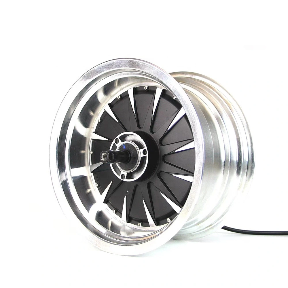 热销直流电机12*3.5英寸1500W 72v电动滑板车轮毂电机