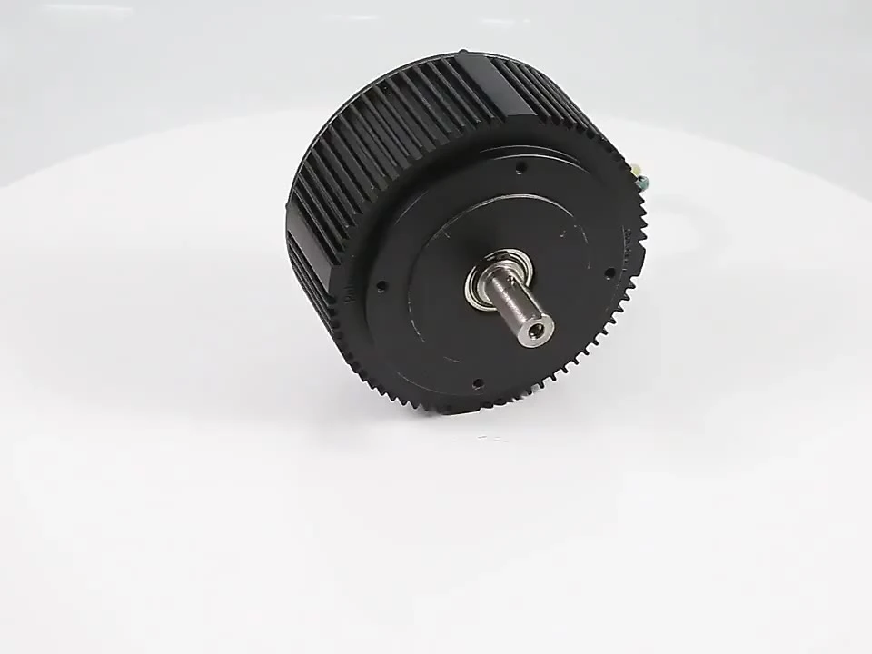 电动摩托车直流电机 48V 5KW 风冷电动车无刷电机