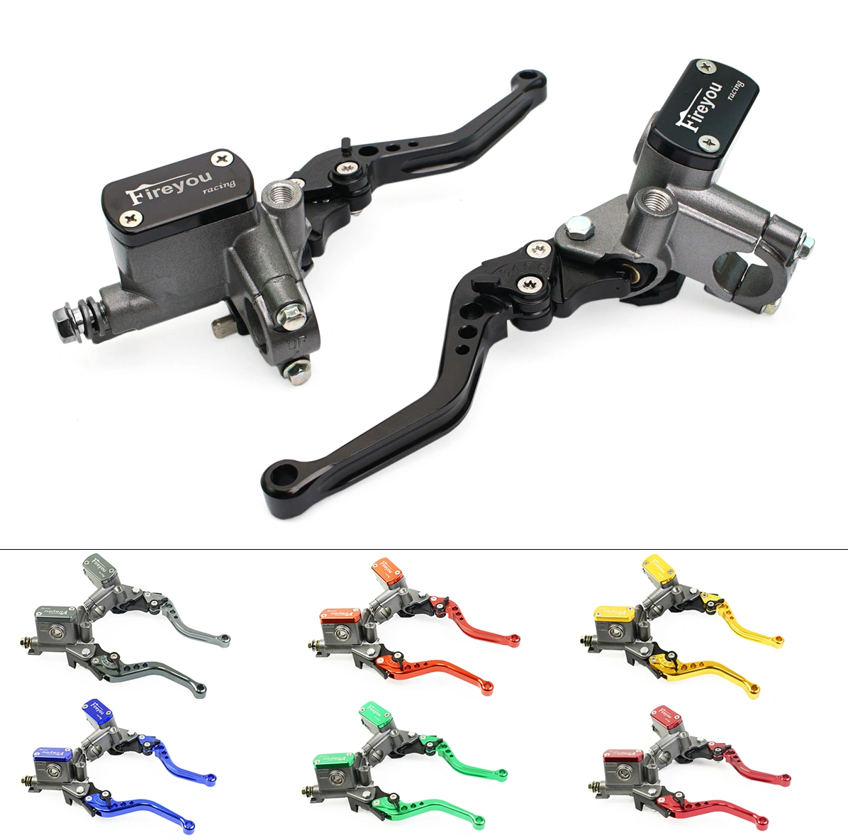 Phụ kiện độ xe tương thích trước/sau phanh dầu trước/sau FX Turtle mới của phanh đĩa xe máy