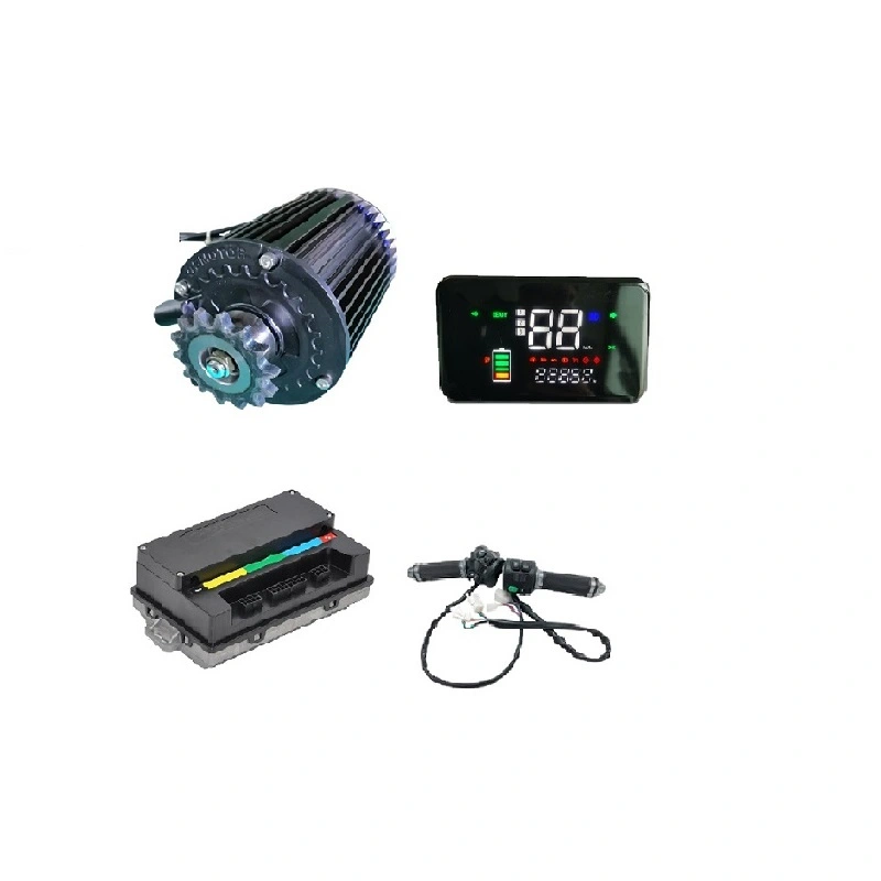 中驱动电机72V 2000W电动轮毂电机套件电动摩托车电动轮毂电机套件