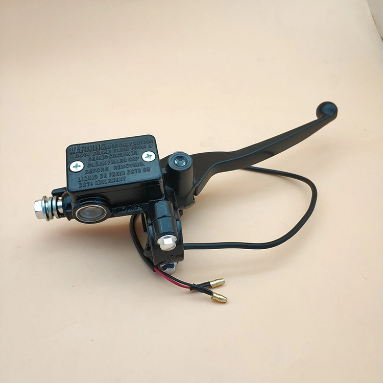 Bơm dầu phanh đĩa trước/sau xe máy điện Smooth Type Mavericks N1 N1s Bơm thủy lực bằng nhôm màu Bạc, Sản xuất tại Trung Quốc