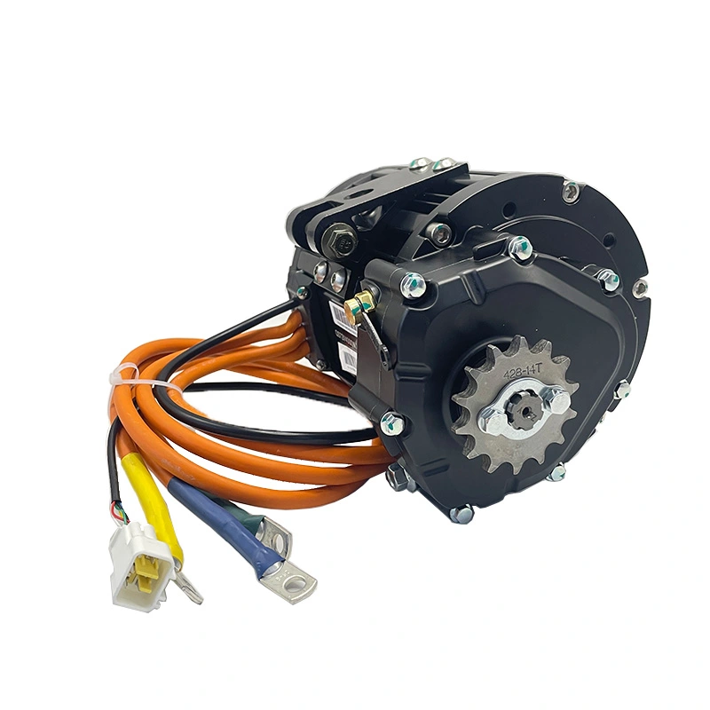 Động cơ không chổi than từ trường trung tâm Quán Thắng dùng cho xe đạp điện chống nước IP65 72V 4300RPM 15A 14.3Nm