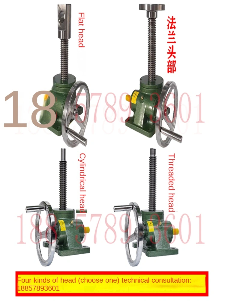 Thang máy vít SWL thang máy điện tay quay mô-men xoắn cao đôi đồng bộ đa cần nền tảng nâng dẫn động sâu bánh răng vuông góc