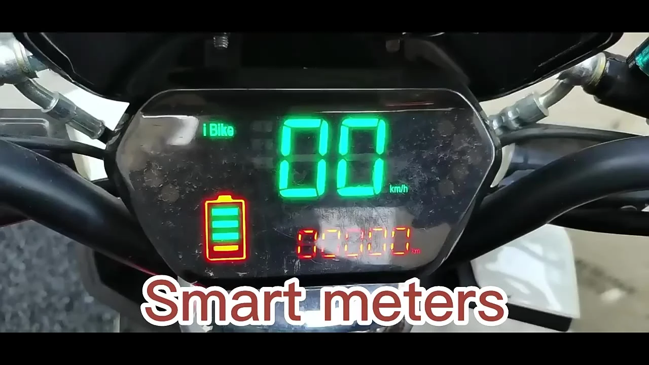 전기자전거용 정밀 LED 계기 48V 60V 오토바이