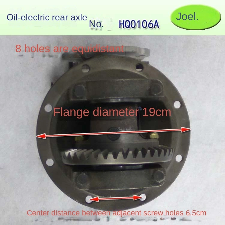 Động cơ xe ba bánh dẫn động bằng tay quay bộ bánh răng gang hỗn hợp xăng điện mô tơ trục sau bộ phụ kiện 1000